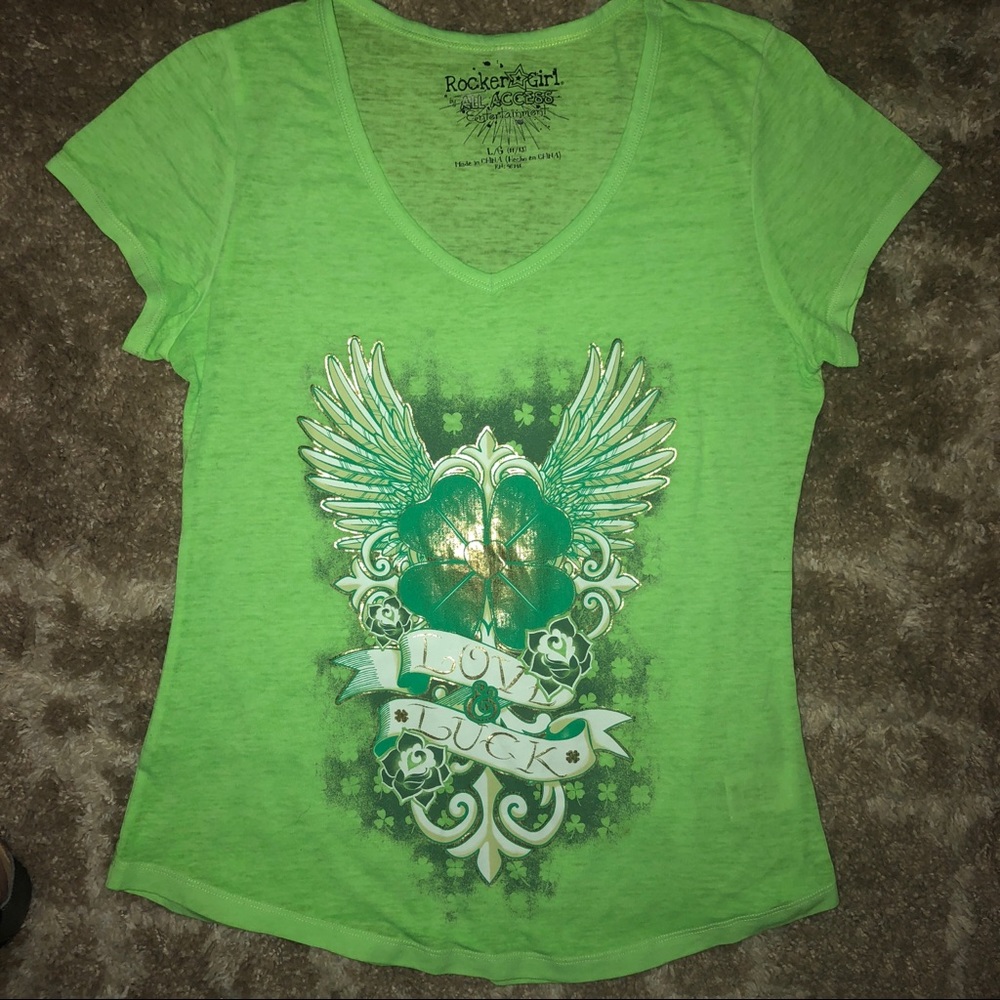 Cute burnout tee